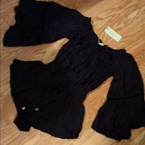 Elan NWT black L romper, multi wear